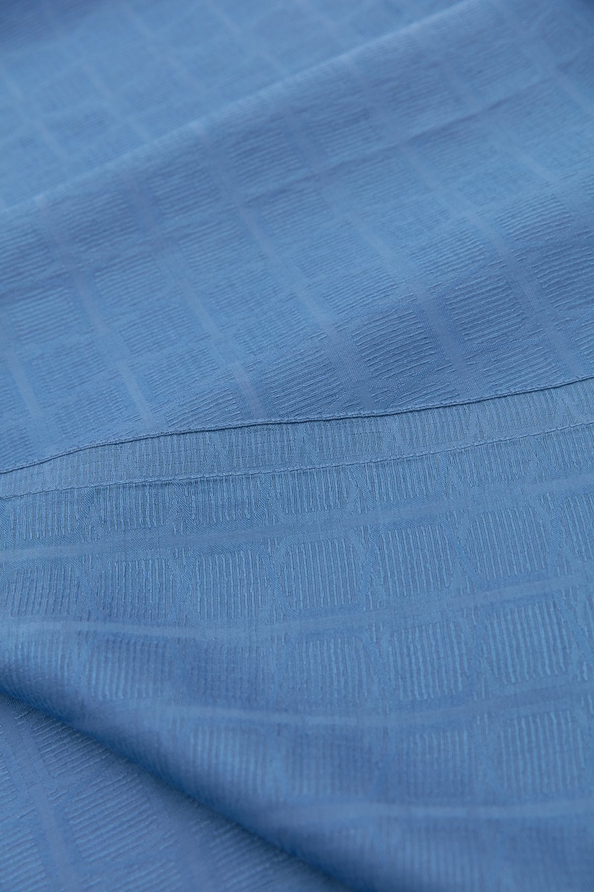 Square Pattern Style Scarf - Indigo