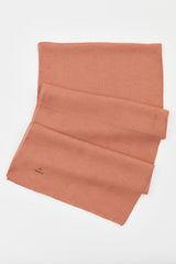 Square Pattern Style Shawl - Terracotta