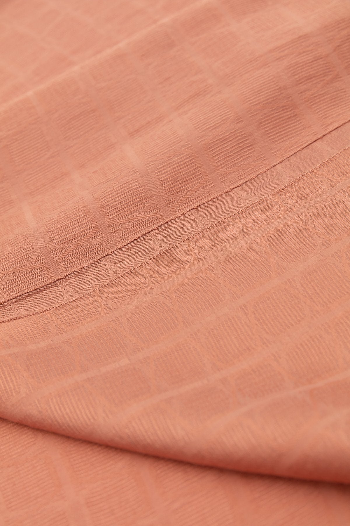 Square Pattern Style Shawl - Terracotta