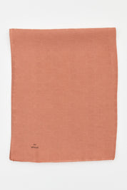 Square Pattern Style Shawl - Terracotta