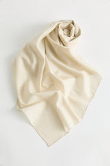 Linen Effect Natural Lyocell Scarf - Beige