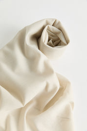 Linen-Effect Natural Lyocell Scarf - Ecru