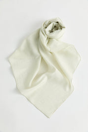 Linen Effect Natural Lyocell Scarf - Moss Green