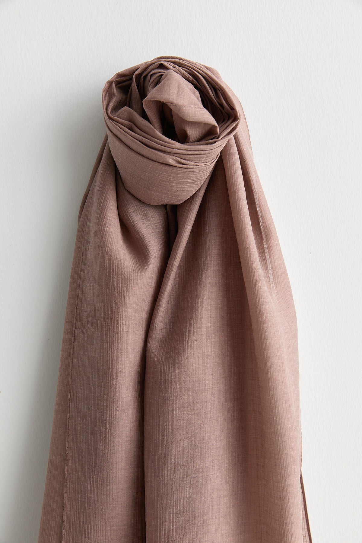 Linen Effect Natural Lyocell Shawl - Rose Pink