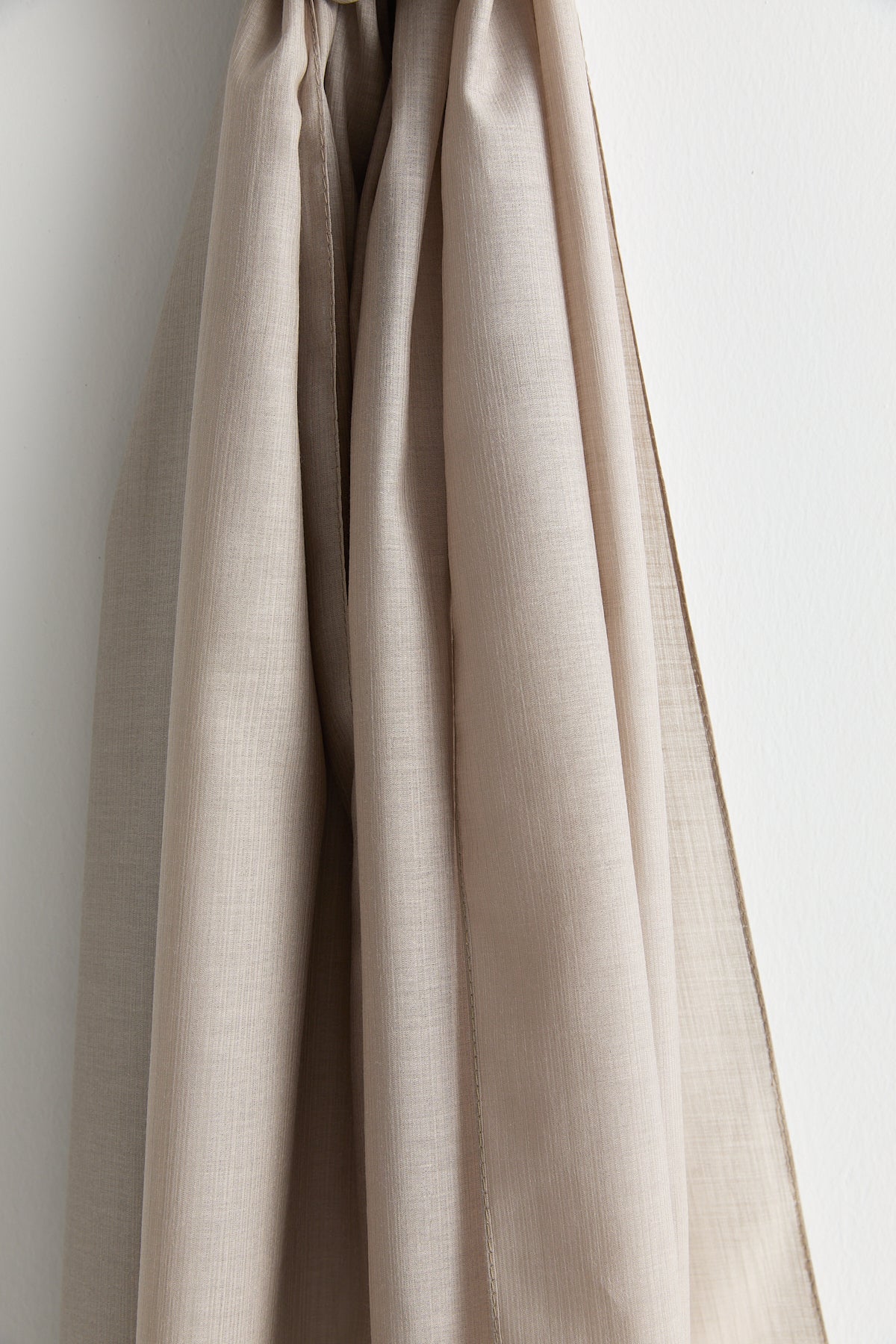 Linen-Look Natural Lyocell Shawl - Stone