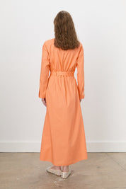 Fold-Sleeve Shirt Cotton Dress - Mango