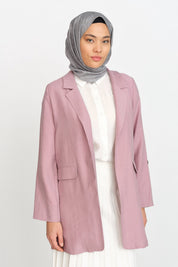 Tencel Jacket with Adjustable Sleeves - Lavender