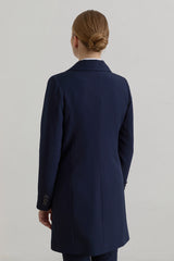 Kruvaze Blazer Ceket - Lacivert