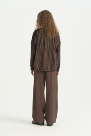 Kumaş Mixli Tarz Lyocell Sweat - Kahve