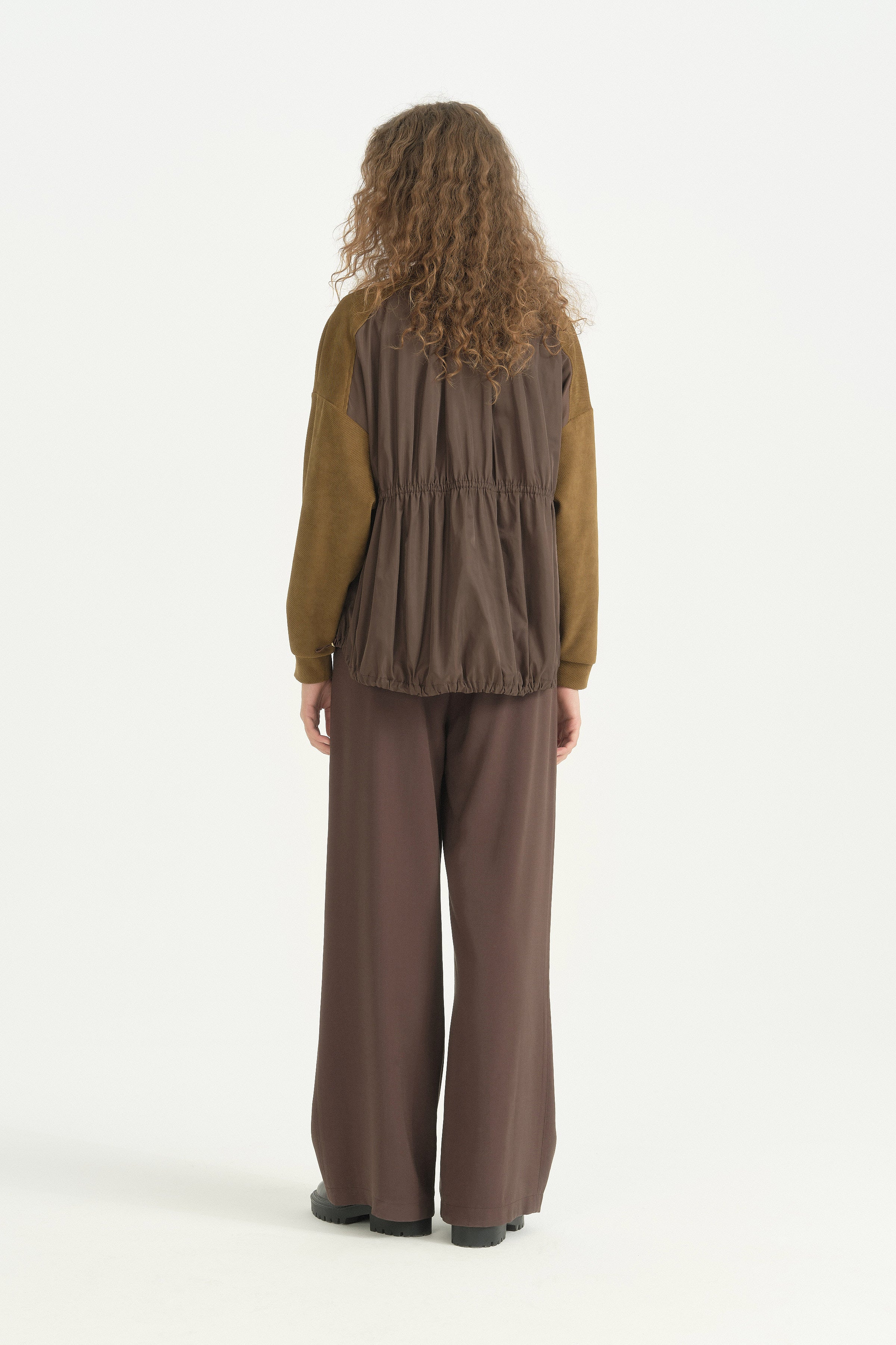 Kumaş Mixli Tarz Lyocell Sweat - Olive