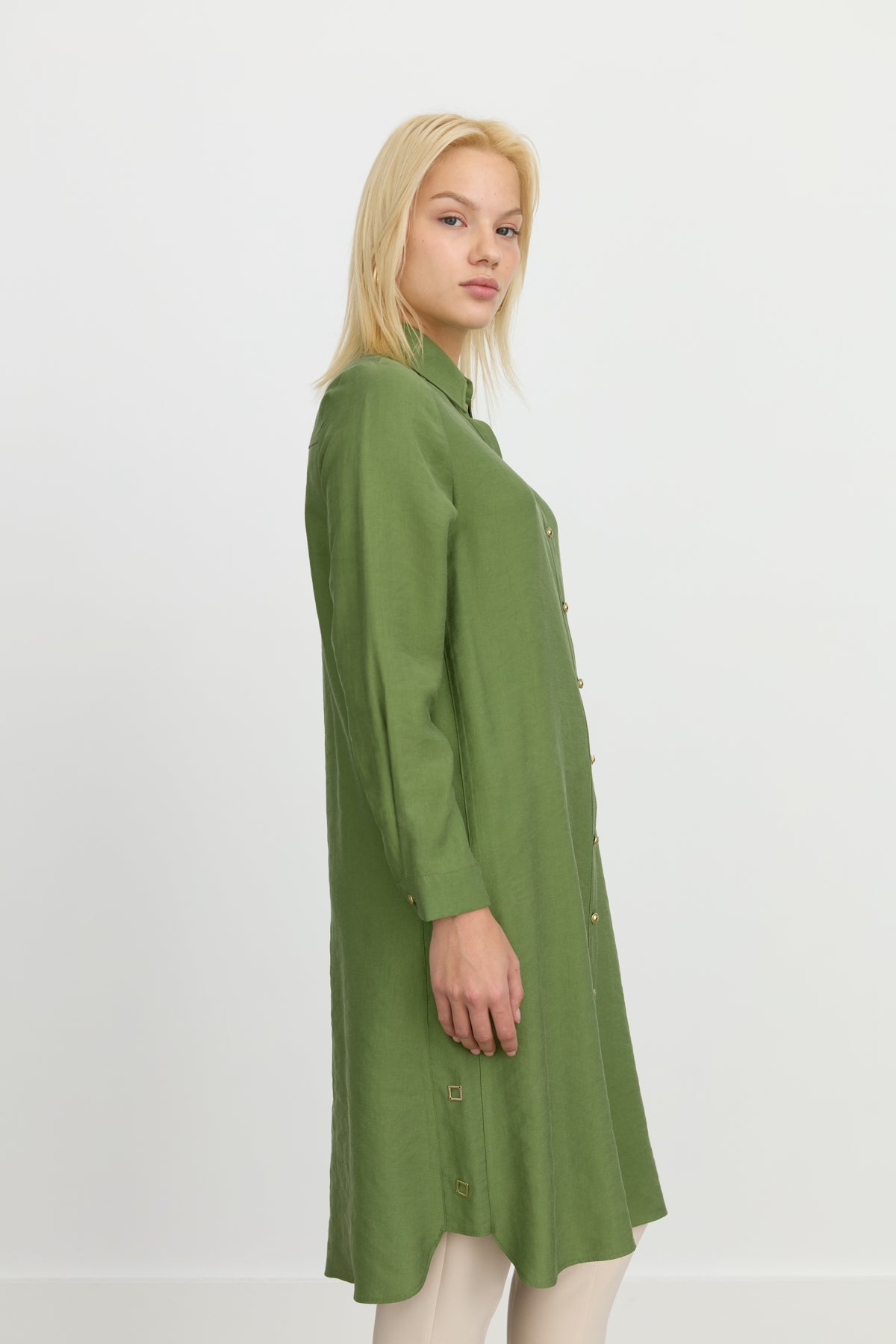 Tencel Tunic with Eyelet Detail - Amazon