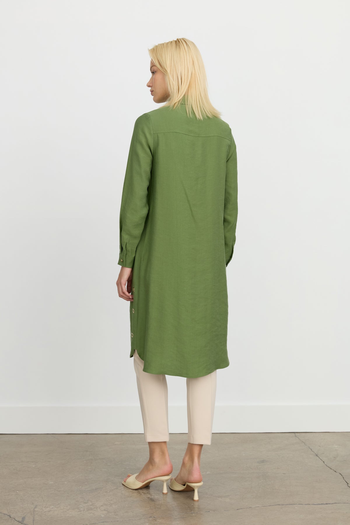 Tencel Tunic with Eyelet Detail - Amazon
