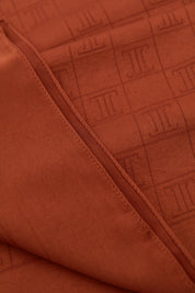Logo Desen Şal - Acı Kahve