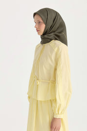 Luma Sura Silk Scarf - Khaki