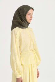 Luma Sura Silk Scarf - Khaki