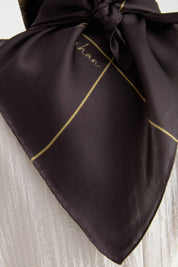 Luma Sura Silk Scarf - Purple