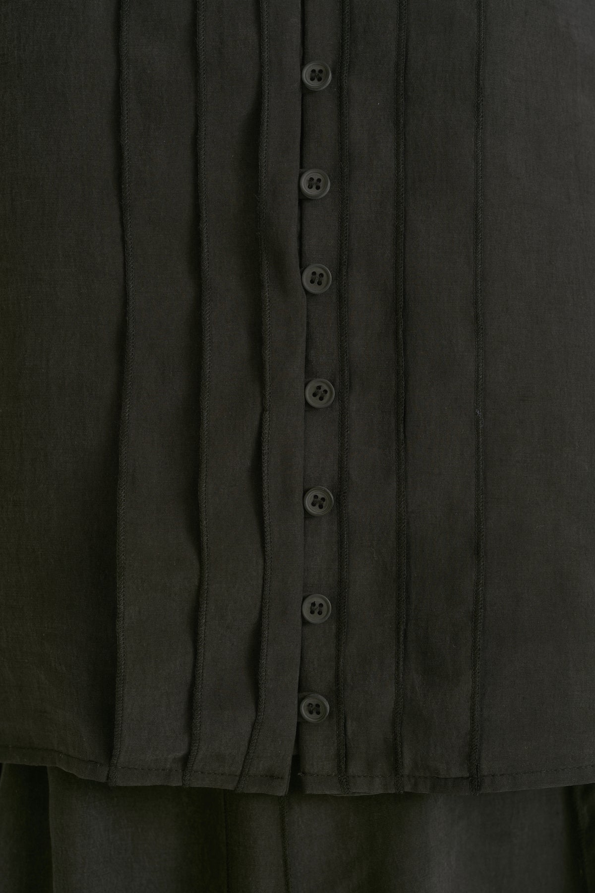 Lyocell Skirt and Shirt Set - Black