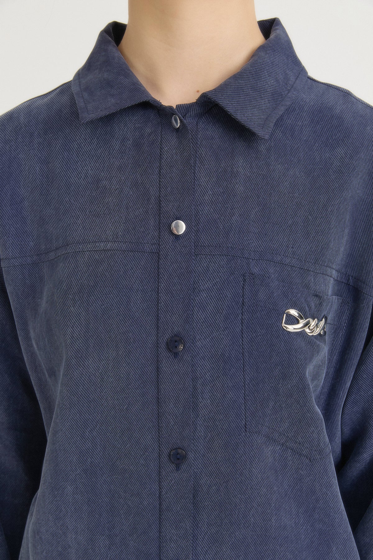 Lyocell Pantolon Tunik Takım - Lacivert