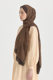 Mayda Viscose Shawl - Light Brown