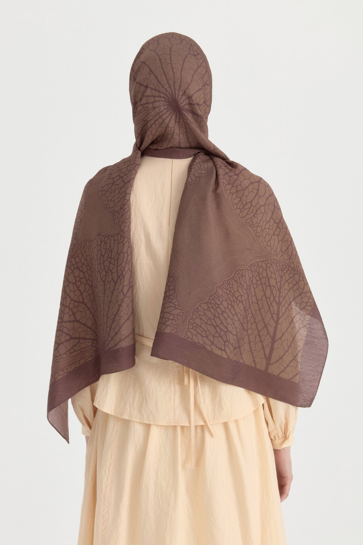 Mayda Viscose Shawl - Coffee