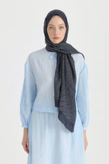 Mayda Viscose Shawl - Navy Blue