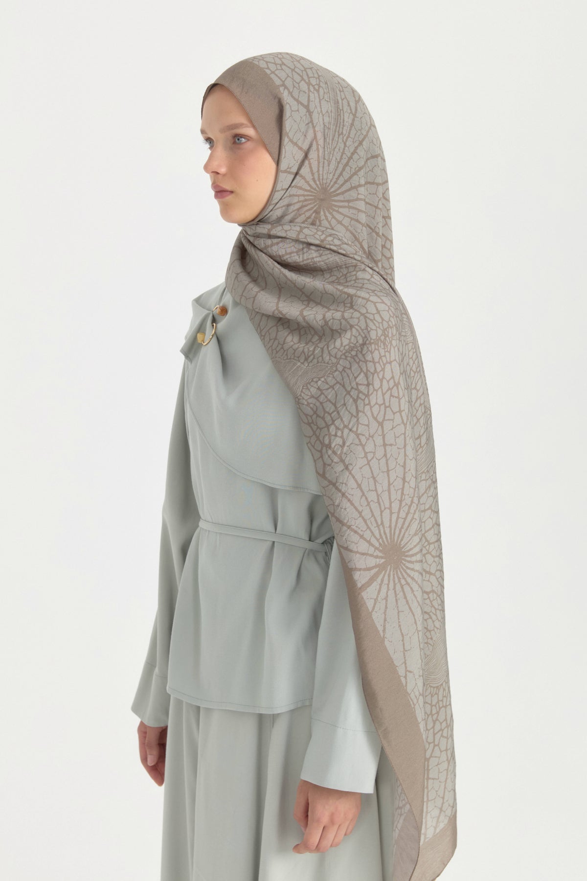 Mayda Viscose Shawl - Mink