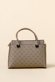 Monogram Metal Accessory Tote Bag - Mink