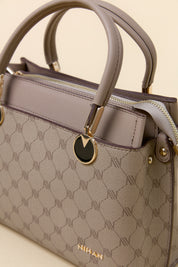 Monogram Metal Accessory Tote Bag - Mink
