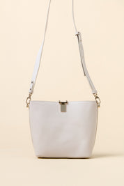 Metal Detaylı Shopper Çanta - Bej
