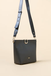 Metal Detaylı Shopper Çanta - Füme