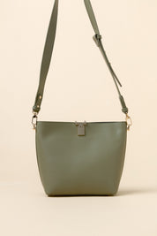Metal Detail Shopper Bag - Mint