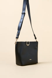 Metal Detaylı Shopper Çanta - Siyah