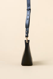Metallic Detail Shopper Bag - Black