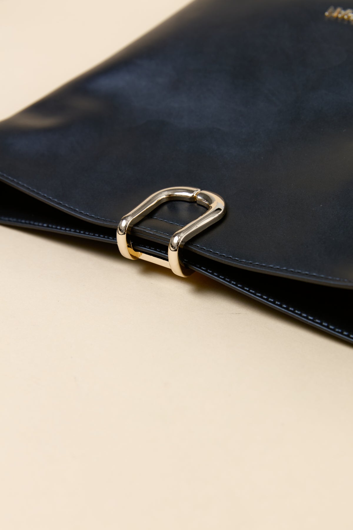 Metallic Detail Shopper Bag - Black