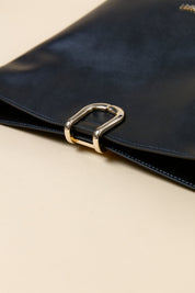 Metallic Detail Shopper Bag - Black