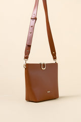 Metal Detaylı Shopper Çanta - Taba