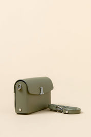 Metal Clasp Crossbody Bag - Mint