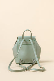 Metal Clasp Backpack - Mint