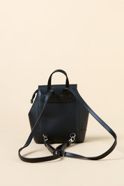Backpack with Metal Closure - Black