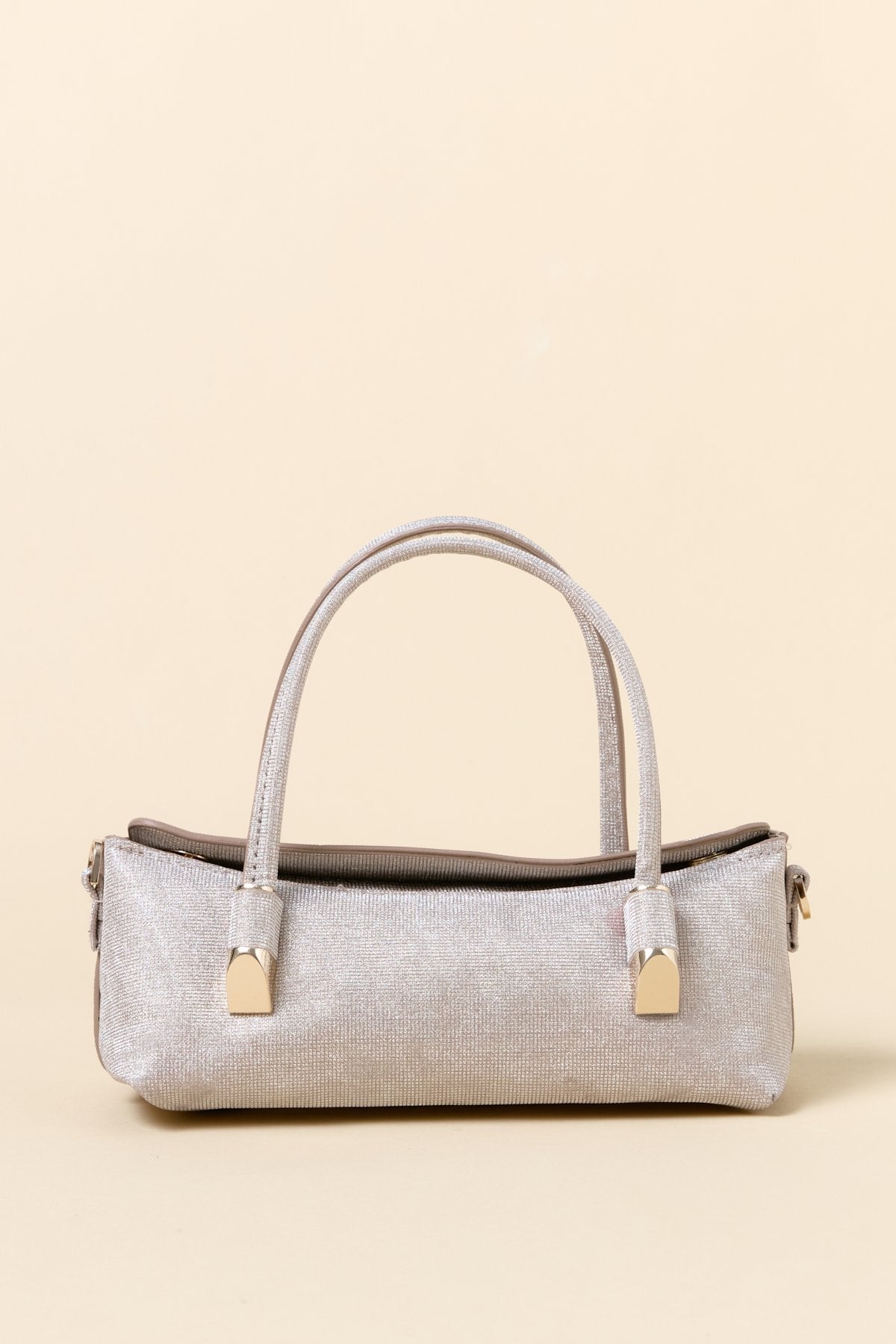 Mini Evening Dress Clutch Bag - Beige