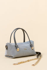 Mini Dress Handbag - Silver
