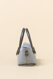 Mini Dress Handbag - Silver