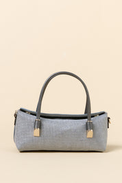 Mini Dress Handbag - Silver