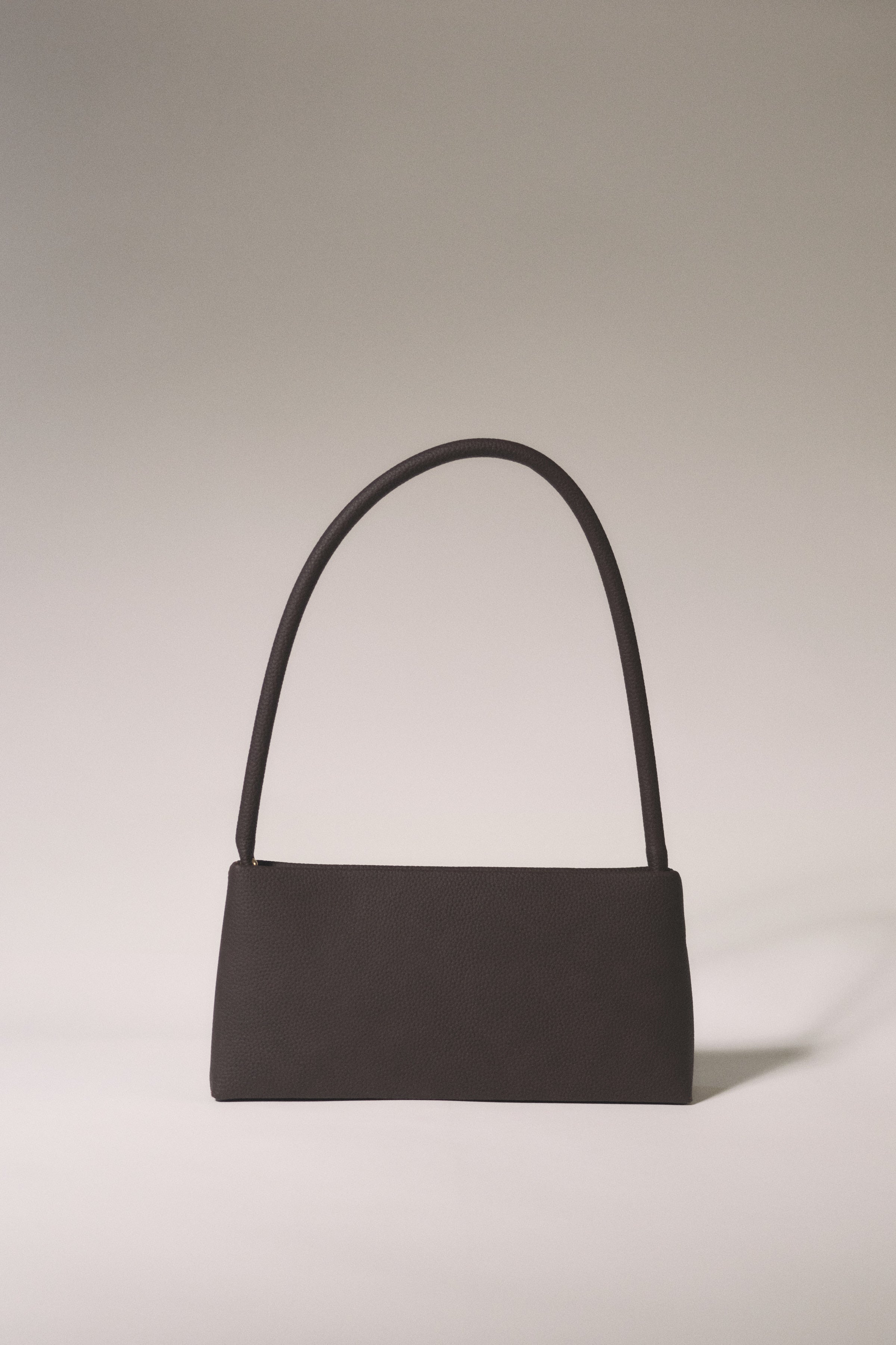 Minimal Omuz Çantası - Kahve