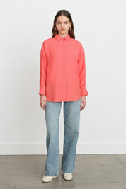 Modal Basic Shirt - Pomegranate Blossom