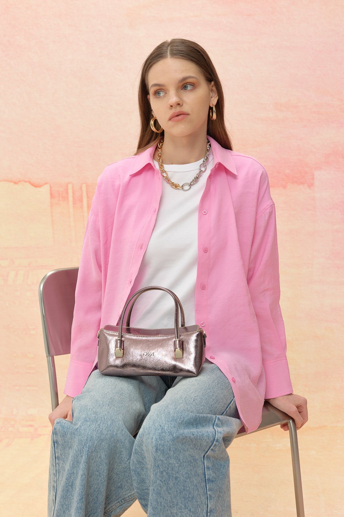 Modal Basic Gömlek - Pembe