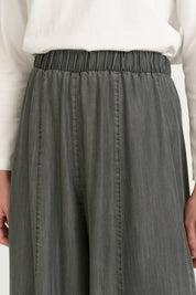 Modal Skirt Trousers - Dark Grey