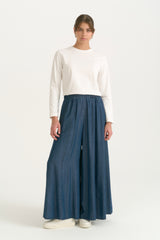 Modal Pantolon Etek - İndigo