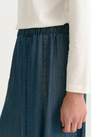 Modal Pantolon Etek - İndigo
