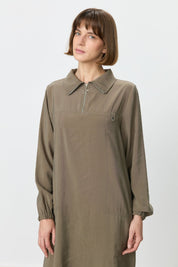 Modal Pantolon Tunik Takım - Haki